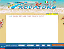 Tablet Screenshot of hoteltrovatore.com